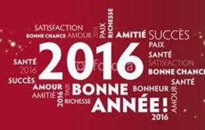 Bonne et Heureuse Année 2016.