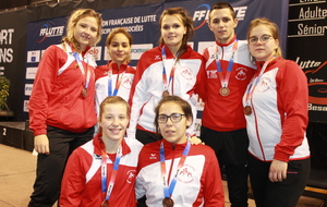 Médaille de Bronze pour les filles du Club de lutte de Belleu-Soissons