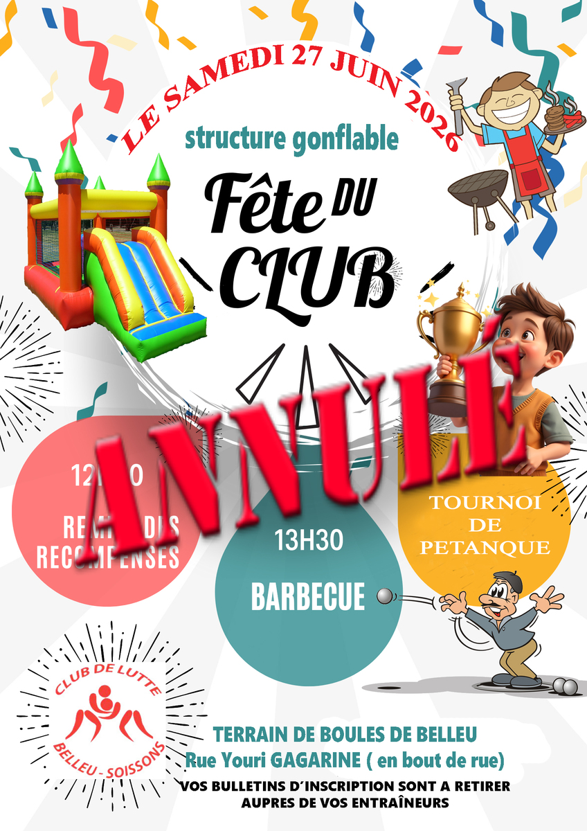 Fête du club de lutte de Belleu Soissons