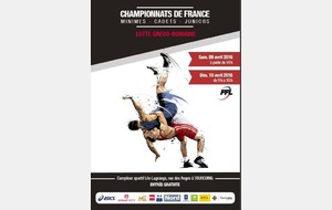 Championnats de France Minimes, Cadets et Juniors Lutte Gréco-Romaine