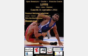 TOURNOI NATIONAL LABELLISÉ  OPEN DE FRANCHE-COMTÉ 