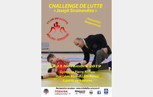 CHALLENGE DE LUTTE JOSEPH STRAMANDINO 2019