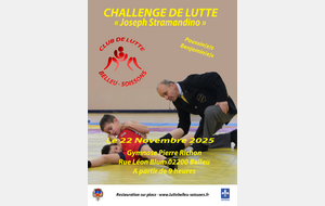 CHALLENGE DE LUTTE JOSEPH STRAMANDINO 2025