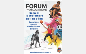 FORUM DES ASSOCIATIONS DE LA VILLE DE BELLEU