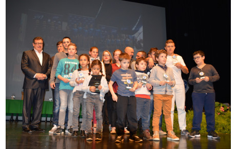 Soirée des trophées à la scène du mail (Soissons)